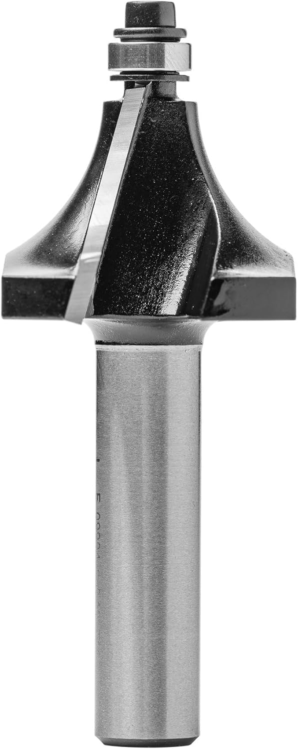 ENT 09904 Viertelstabfräser HW, Schaft (S) 12 mm, Durchmesser (D) 50,8 mm, NL 25,4 mm, R 19,05 mm, S