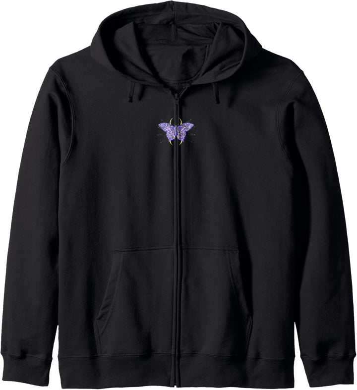 Celestial Butterfly Tarot Card Front & Back Kapuzenjacke