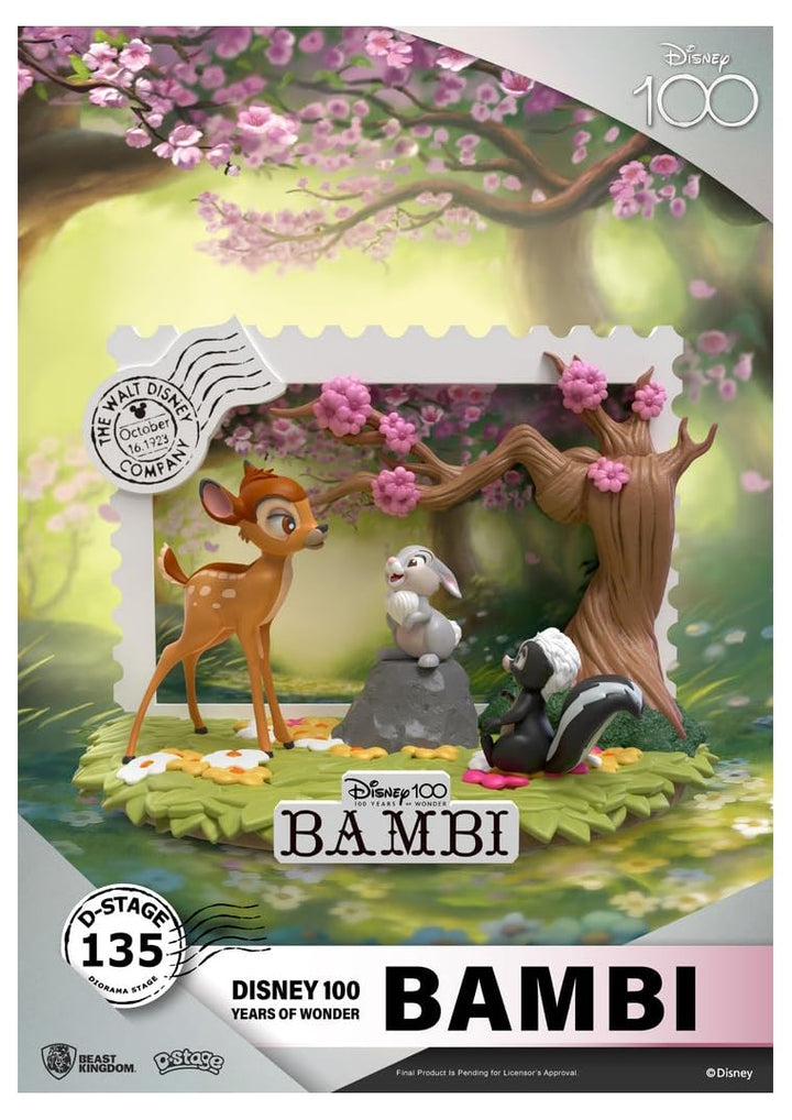Disney 100th Anniversary D-Stage PVC Diorama Bambi 12 cm