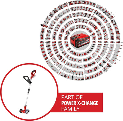 Einhell Akku-Fugenreiniger GE-CC 18 Li Solo Power X-Change (stufenloser Teleskop-Führungsholm, wechs