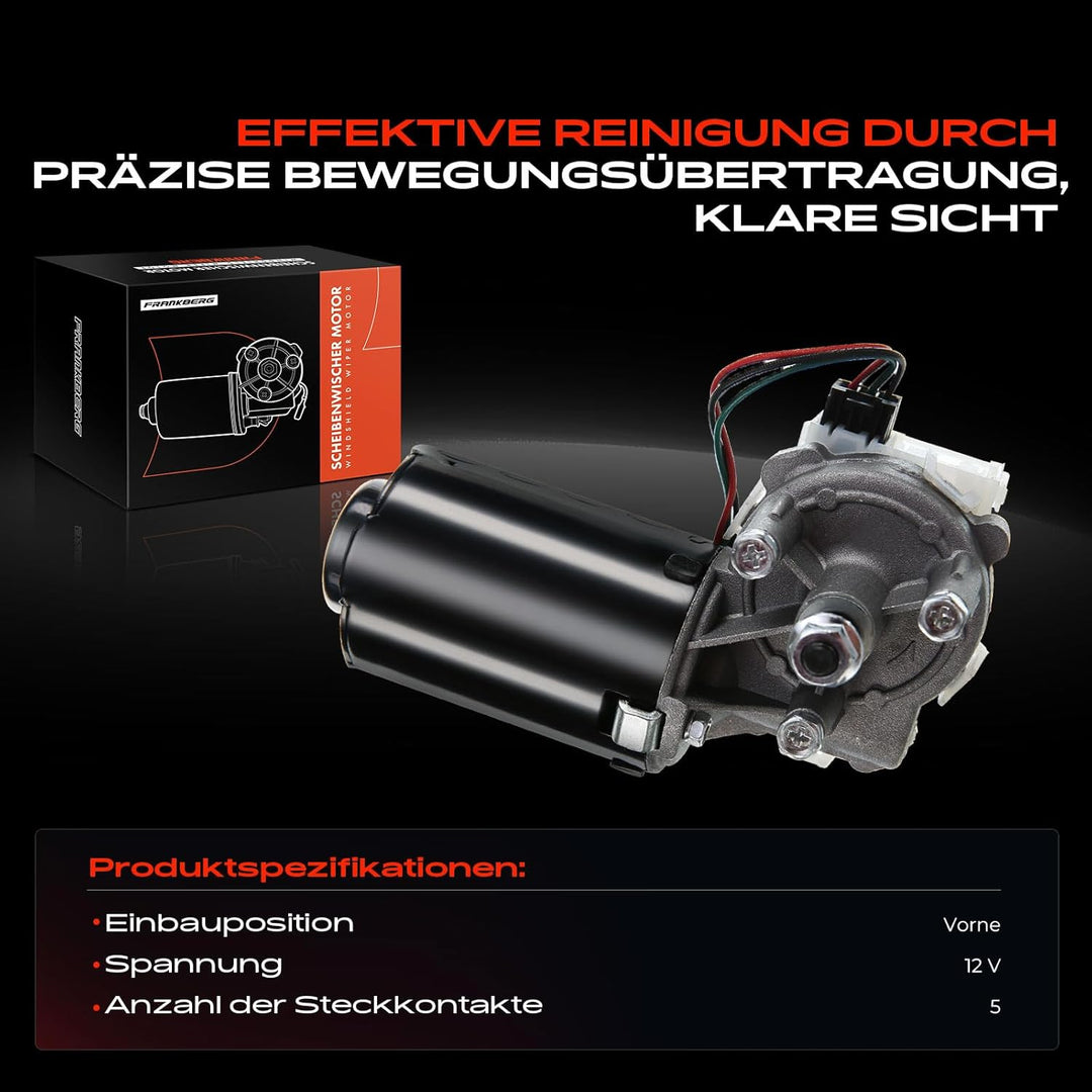 Frankberg Wischermotor Scheibenwischermotor Vorne für Punto 176 176C 176L Y 840A 1995-2003 9948307