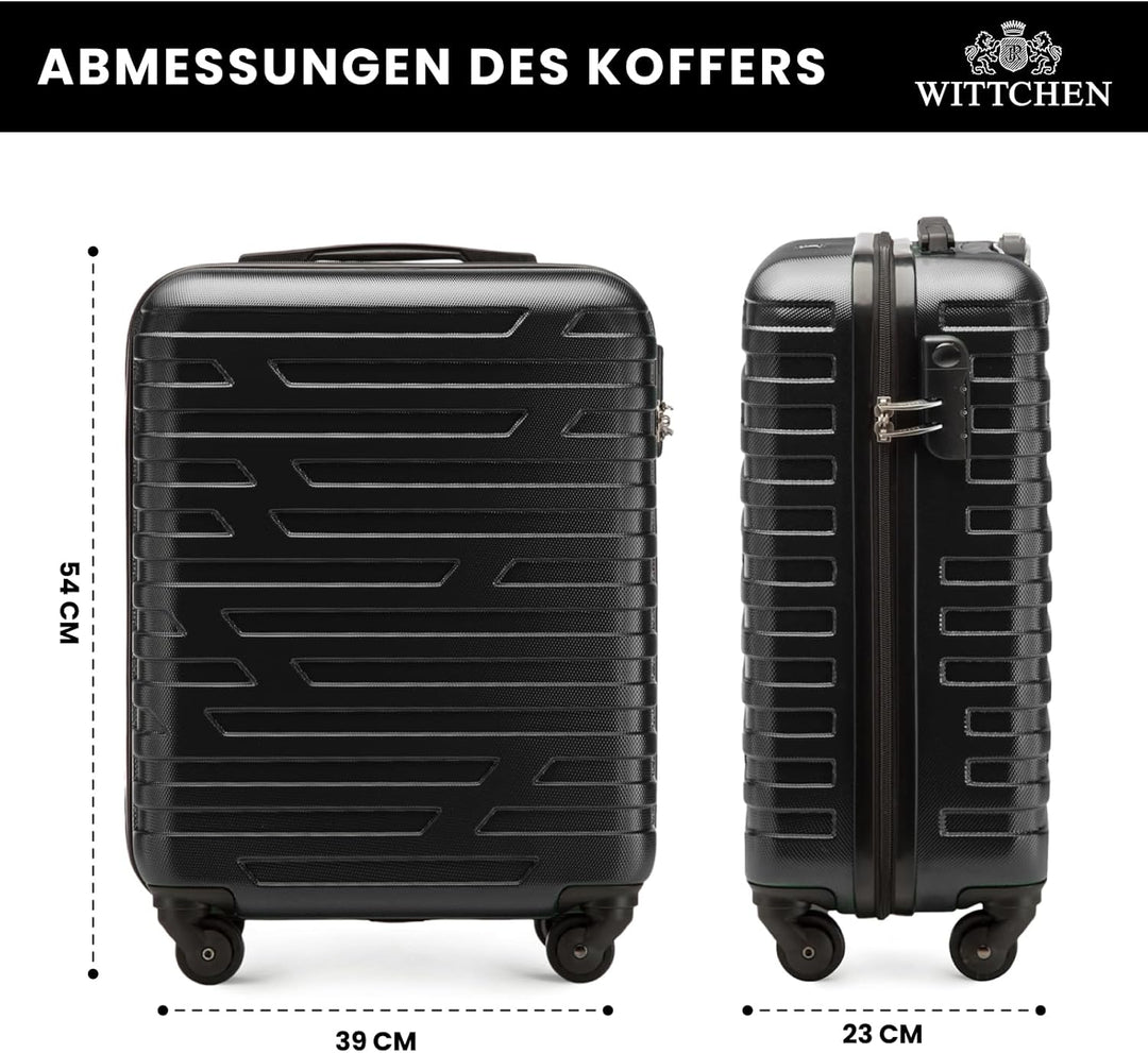 WITTCHEN A-line II Kabinengepäck Kabinenkoffer Handgepäck Rollkoffer Reisekoffer Bordkoffer Hartscha