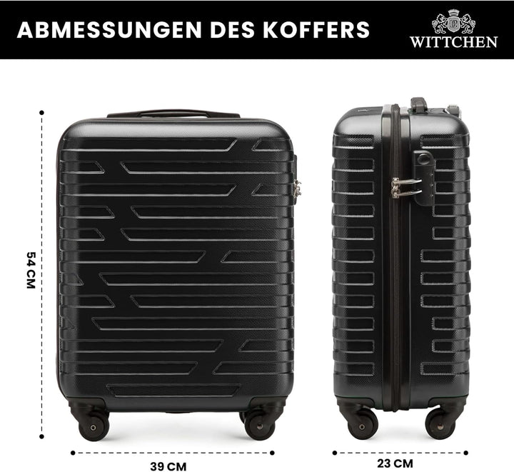 WITTCHEN A-line II Kabinengepäck Kabinenkoffer Handgepäck Rollkoffer Reisekoffer Bordkoffer Hartscha