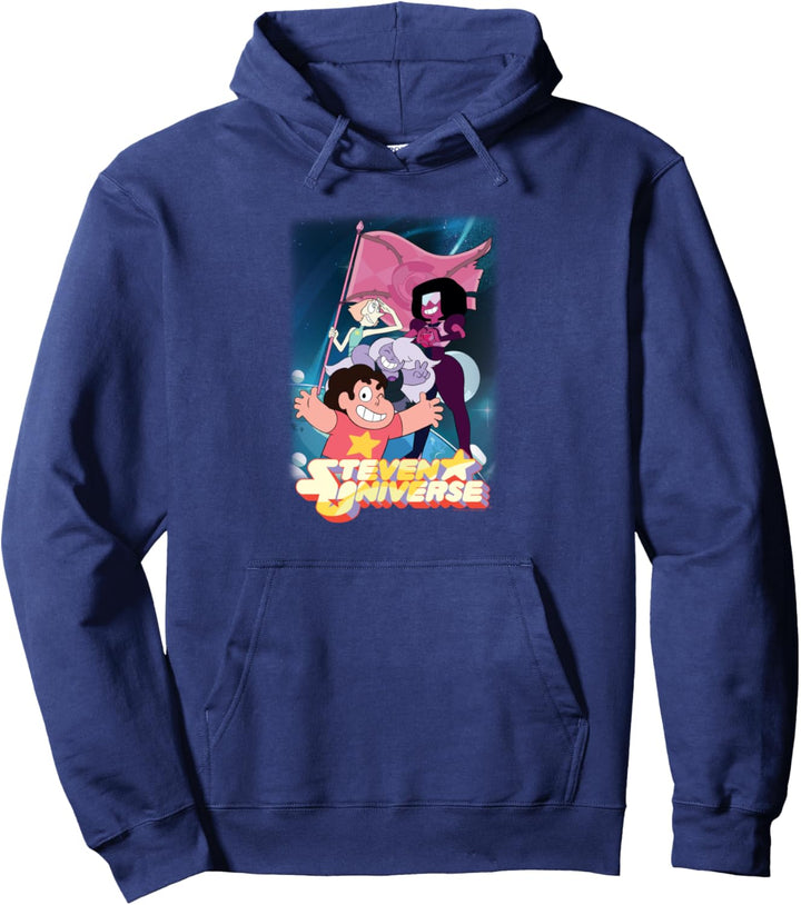 Steven Universe Crystal Gem Flag Pullover Hoodie