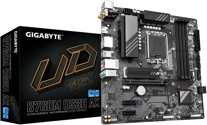 Gigabyte B760M DS3H AX Mainboard (B760,S1700,mATX,Intel)