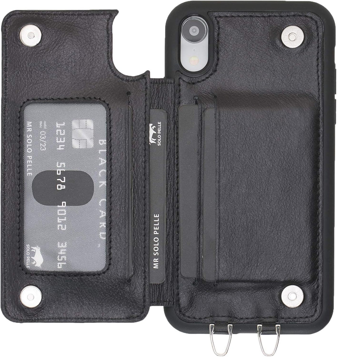 Solo Pelle Lederhülle für das iPhone XS Max Case Leder Hülle Ledertasche Backcover aus echtem Leder