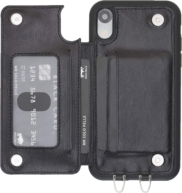 Solo Pelle Lederhülle für das iPhone XS Max Case Leder Hülle Ledertasche Backcover aus echtem Leder