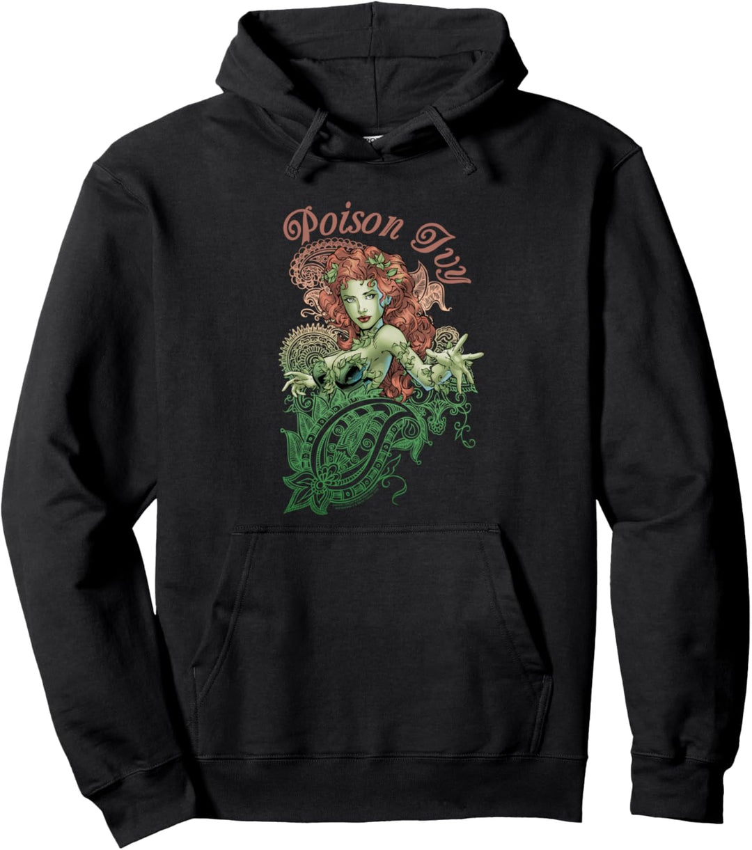 DC Comics Justice League Poison Ivy Paisley Pullover Hoodie