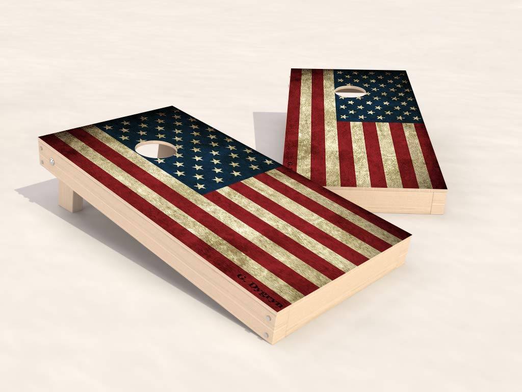 Offizielles Cornhole Set 90x60cm - 2x4 Cornhole Säckchen - EIN offiziell ACL-lizensiertes Set of Cor