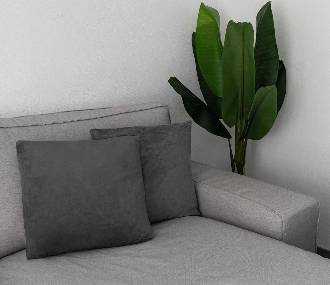 normani Weiche Flanell Dekokissen Kissenbezüge mit und ohne Füllung 45x45 cm Sofkissen Couchkissen W