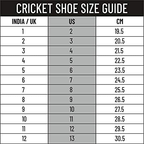 DSC Beamer Cricket Shoes | for Boys and Men | Light Weight | Durable Fluro Orange White 36 EU, Fluro