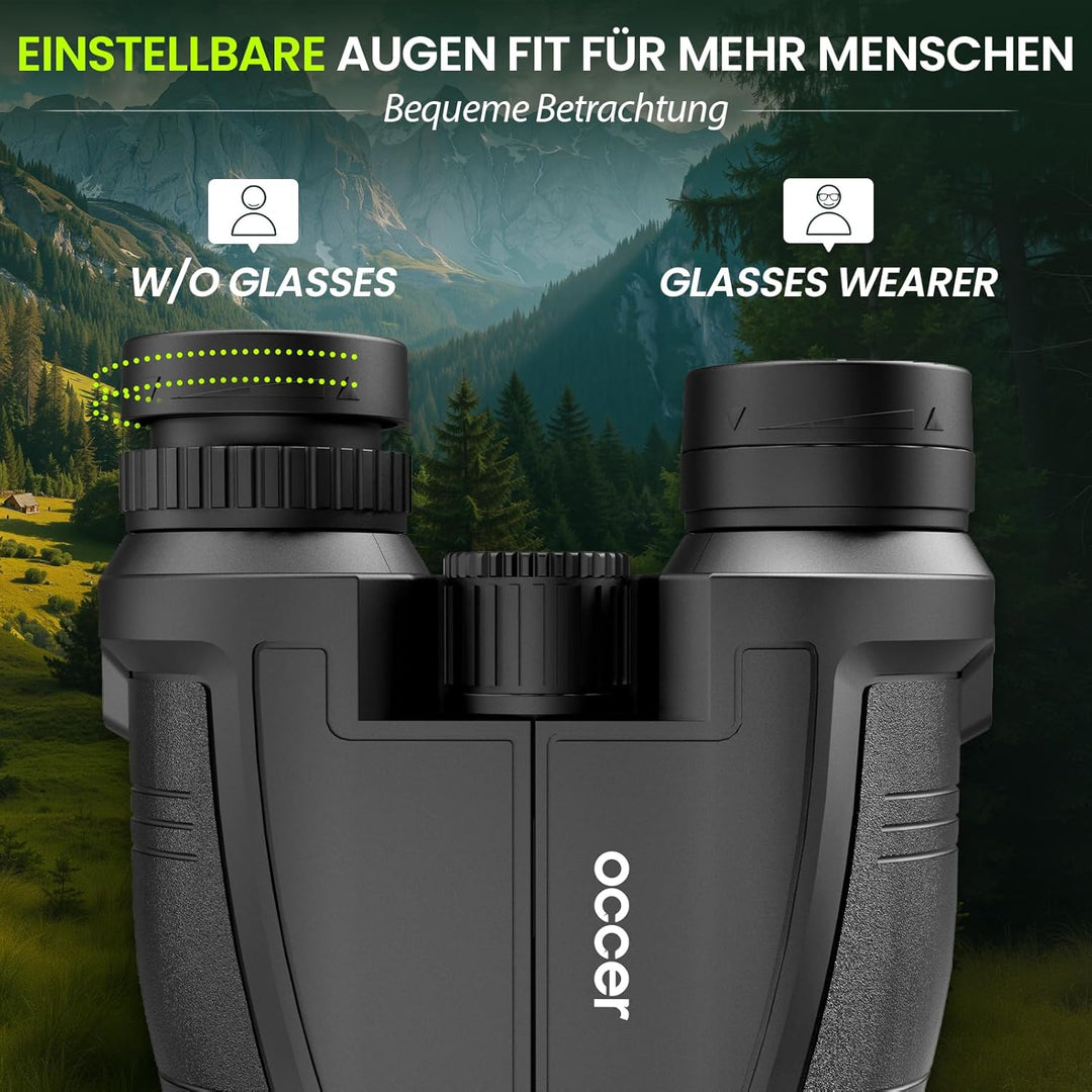 12x32 Fernglas Erwachsene High Definition - occer Kompaktes Fernglas für Kinder- Klare Ferngläser Fa