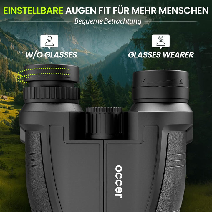 12x32 Fernglas Erwachsene High Definition - occer Kompaktes Fernglas für Kinder- Klare Ferngläser Fa