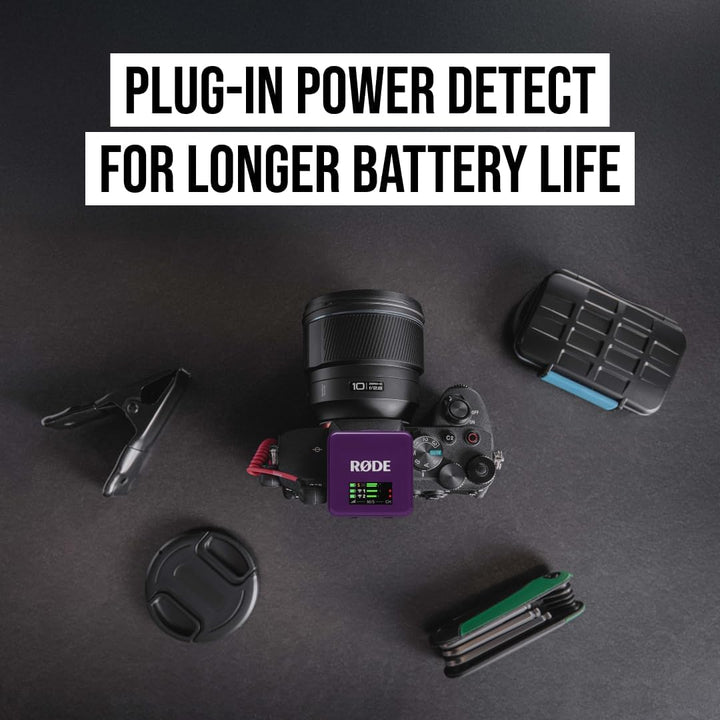 RØDE Wireless GO (Gen 3) – Kompakter kabelloser Mikrofon – Kristallklarer Klang, 32-Bit Float Aufnah