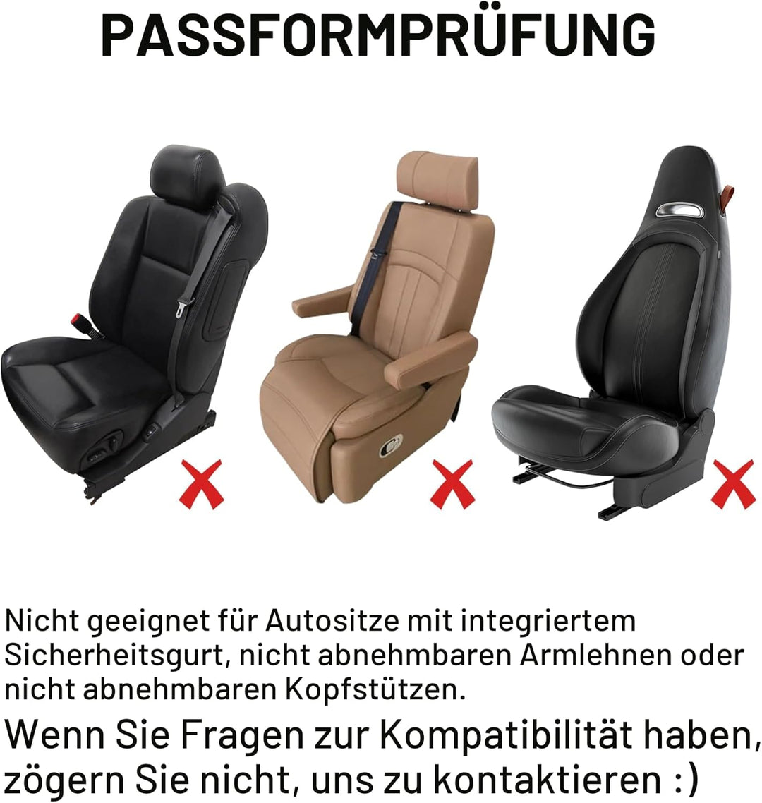 TOYOUN Universal Autositzbezüge für Vordersitze - Sitzbezüge Auto Atmungsaktiv Sitzschoner Auto - Sc