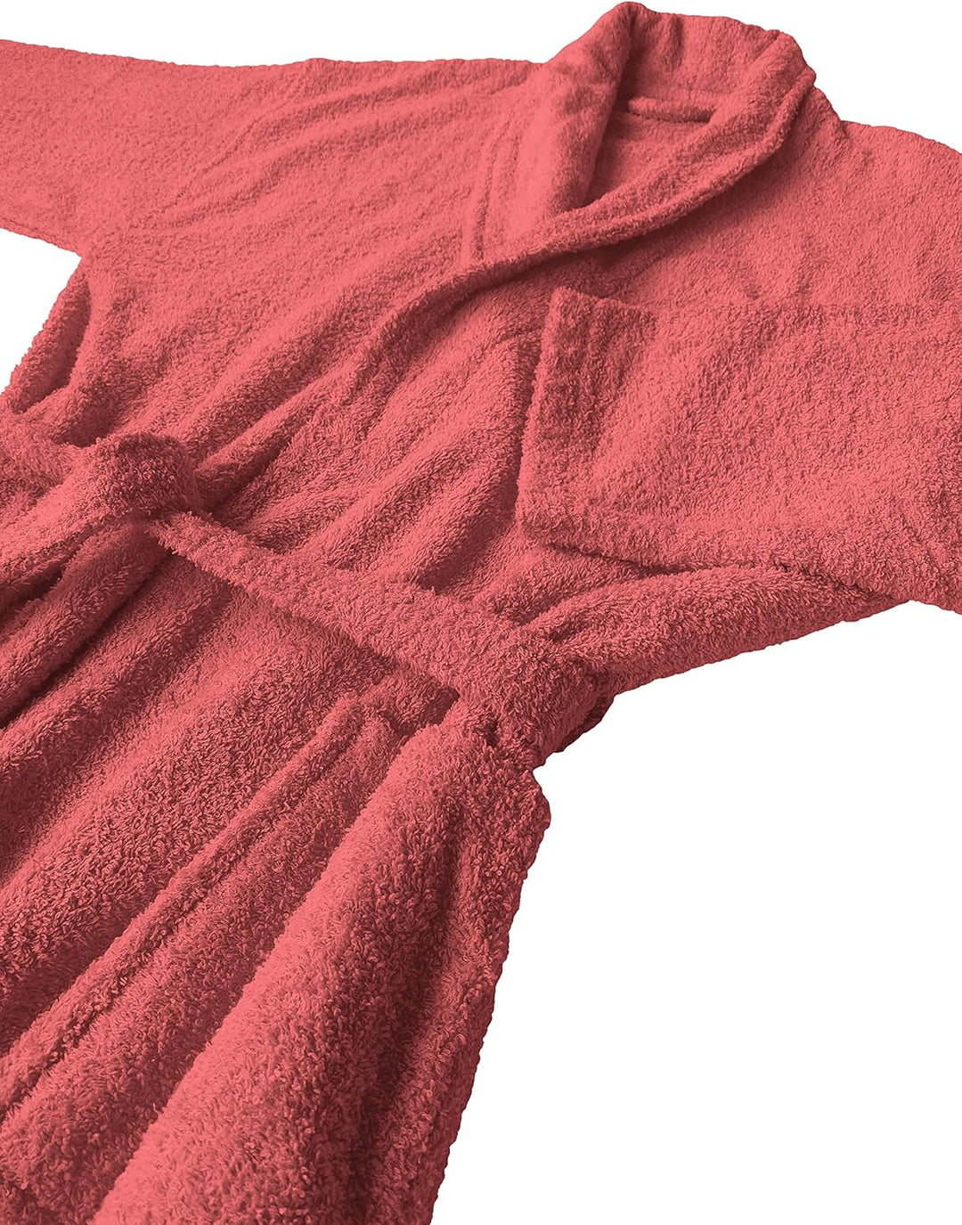 LEBENGOOD Bademantel für Damen, Herren, Unisex, Frottee 100% Baumwolle 400 gr, Flauschig, Kuschelig,