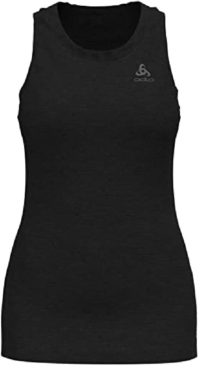 Odlo Damen Merino Performance 130 Gramm_111261 Funktionsunterwäsche Tanktop L Schwarz, L Schwarz