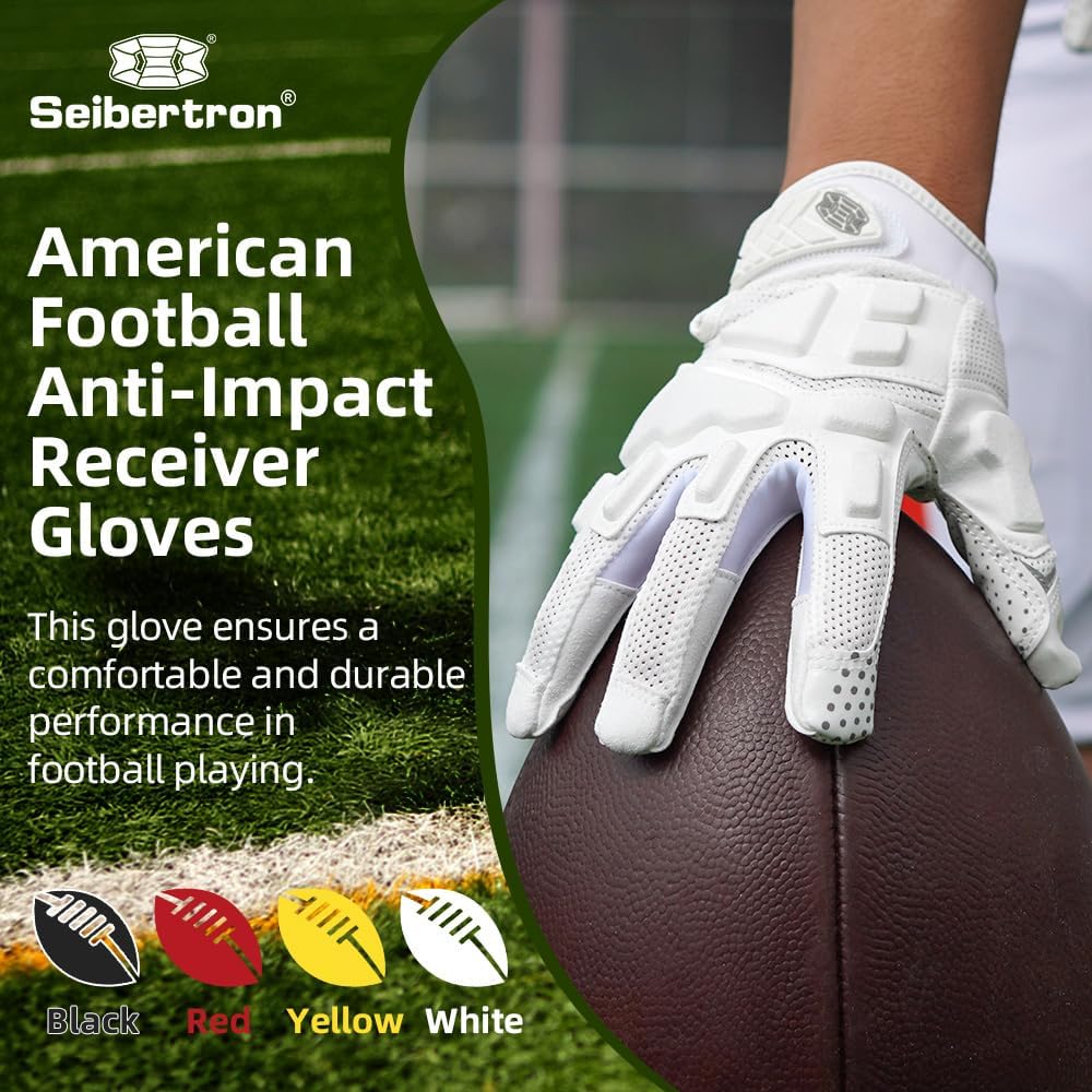 Seibertron G.A.R.G 2.0 Gel Filled Patentiert Anti-Impact Ultra-Stick Football Sports Receiver/Empfän