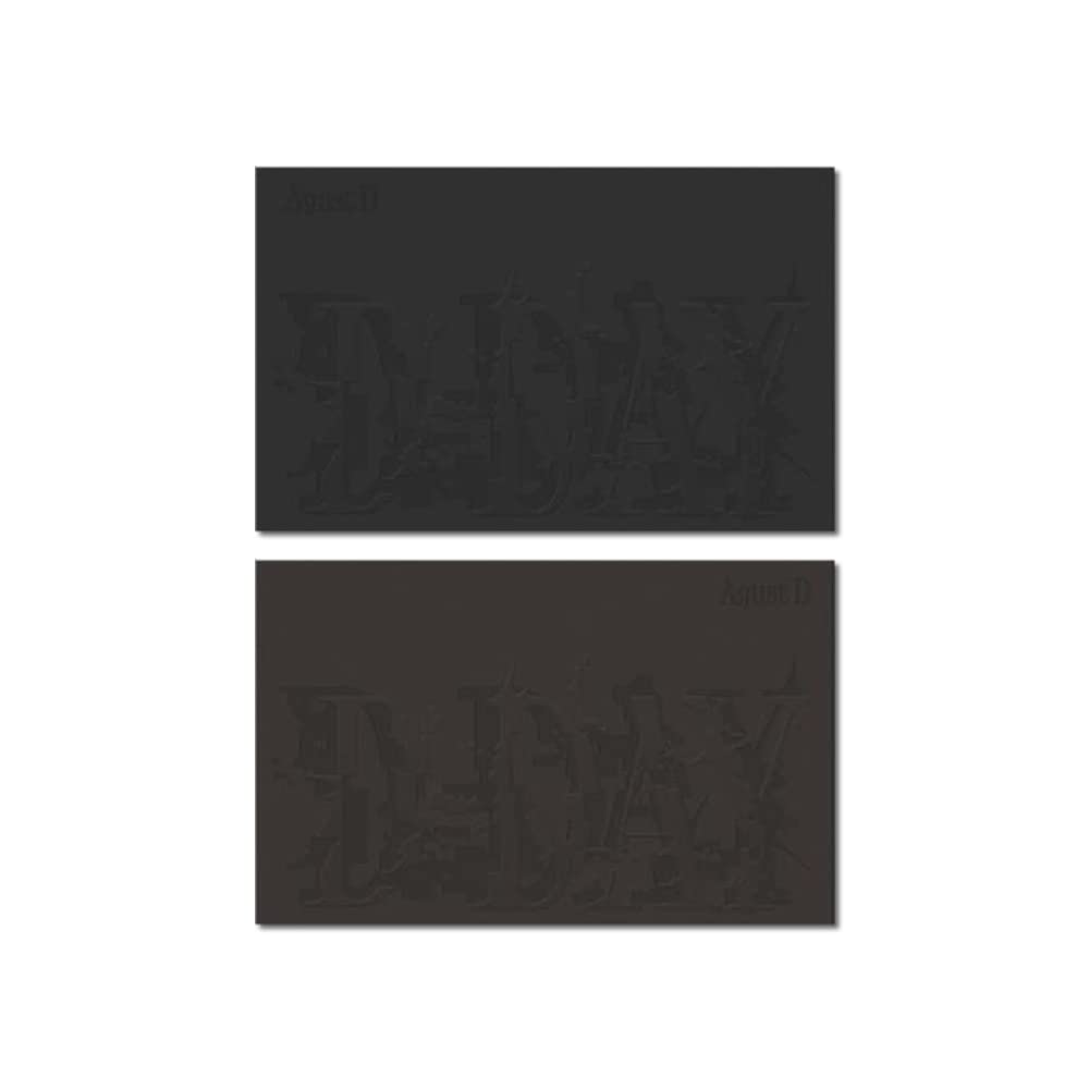 Agust D SUGA - D-DAY CD (2 versions SET), 2 versions SET