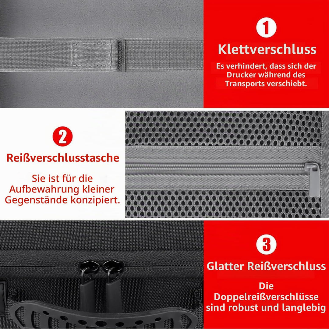 co2CREA Tasche für Canon Pixma iP110 / PIXMA TR150 /TR160 mobiler Tintenstrahldrucker Hülle Case Etu