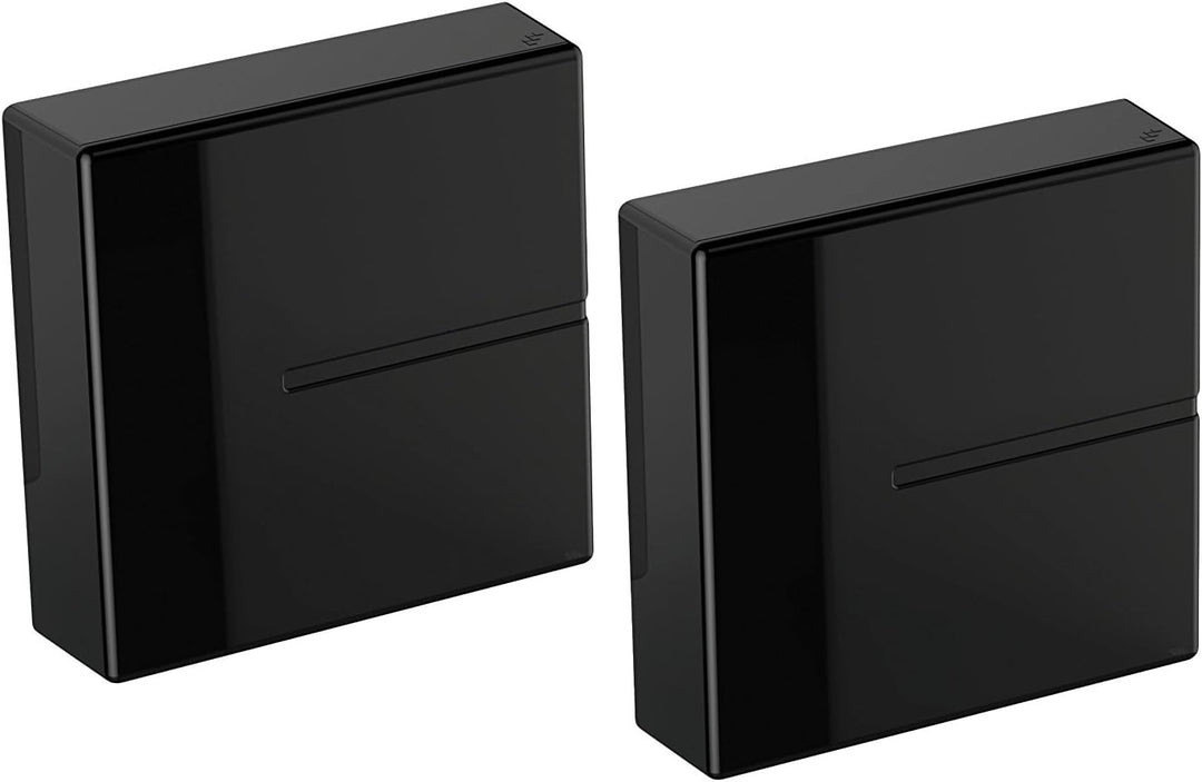 Meliconi 480524 Ghost Cubes Cover Black Stapelbare Kabelkanal schwarz Black Cover, Black Cover