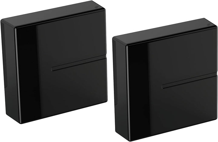 Meliconi 480524 Ghost Cubes Cover Black Stapelbare Kabelkanal schwarz Black Cover, Black Cover