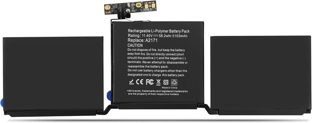 ANTIEE A2171 A2159 A2289 A2338 Batterie Compatible with MacBook Pro 13-inch 2019 2020 (M1) EMC 3301