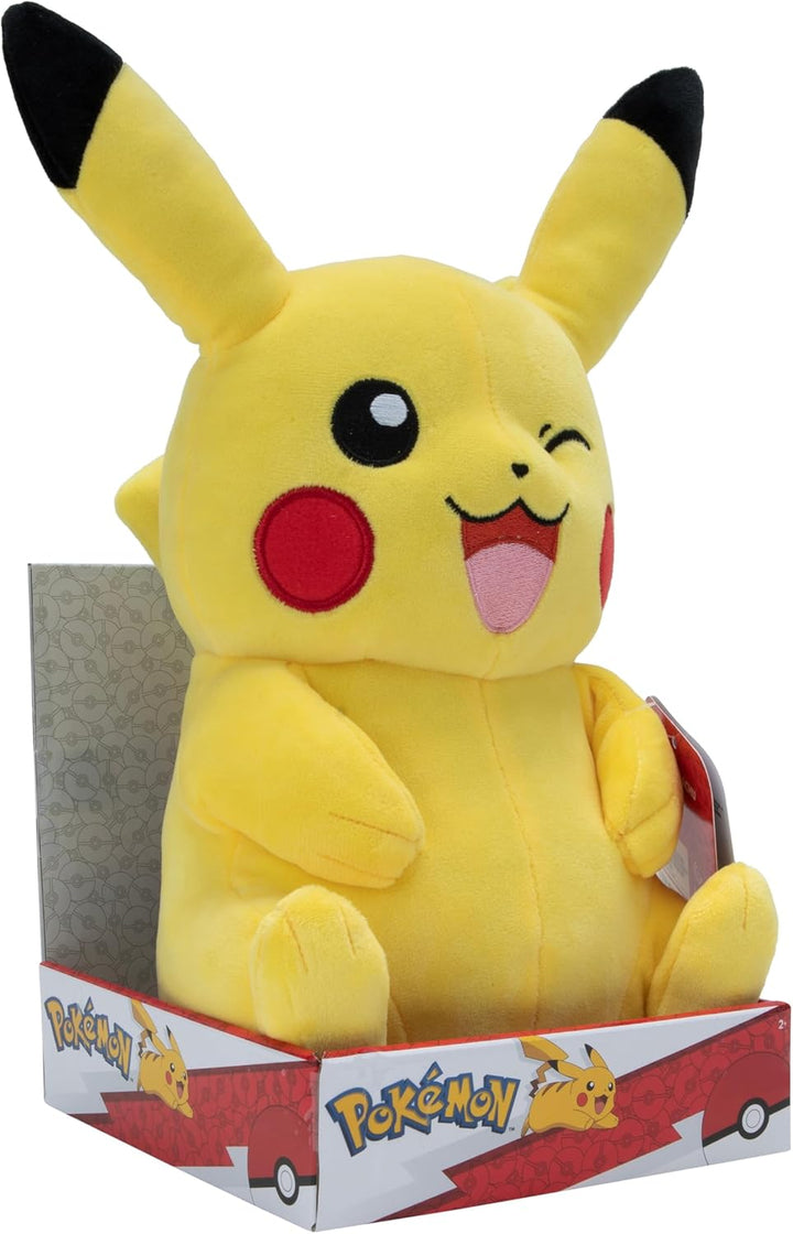 Pokémon PKW3106-30cm Plüsch - Pikachu, offizielles Plüsch, Pikachu