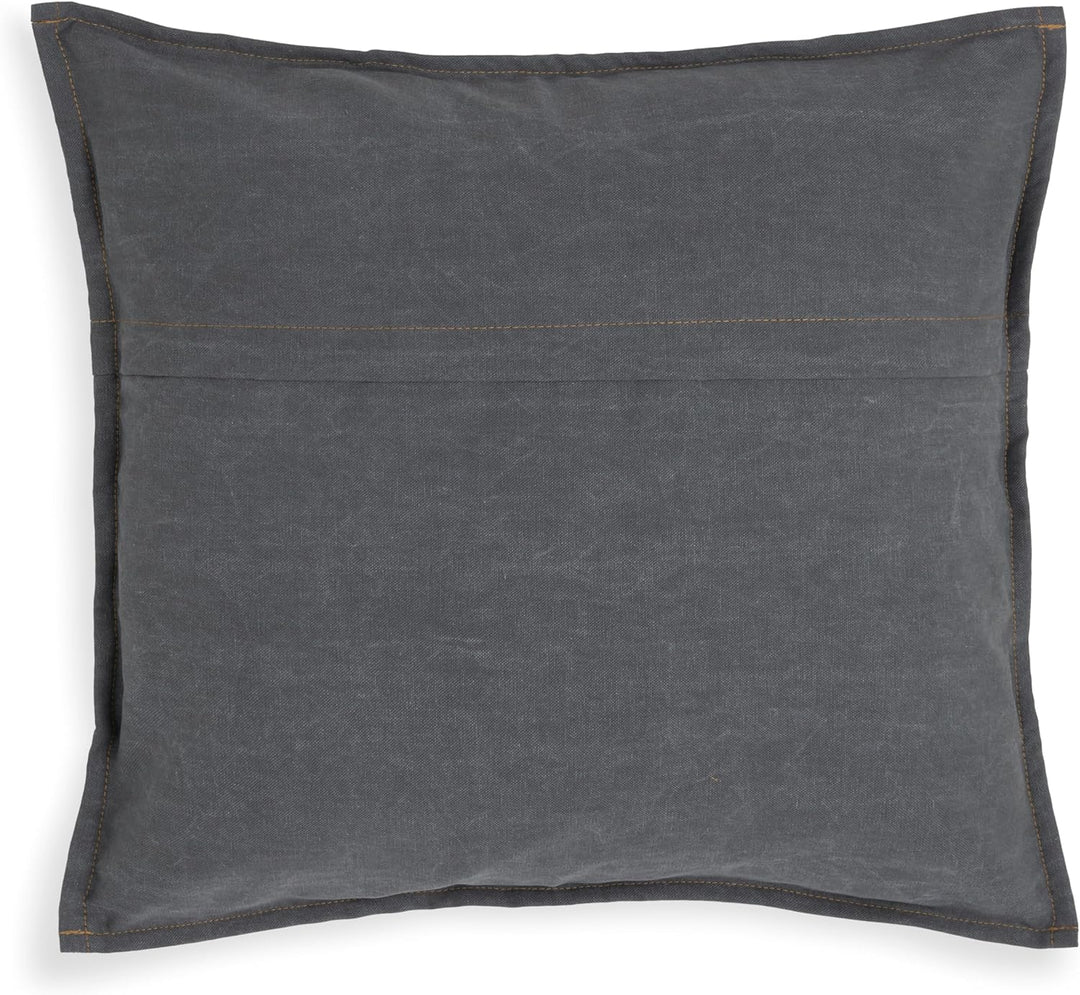 KNIT FACTORY - Hope Kissen - Modernes Dekokissen mit feinmaschigen Struktur - Couchkissen mit Füllun