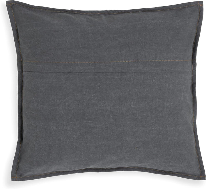 KNIT FACTORY - Hope Kissen - Modernes Dekokissen mit feinmaschigen Struktur - Couchkissen mit Füllun