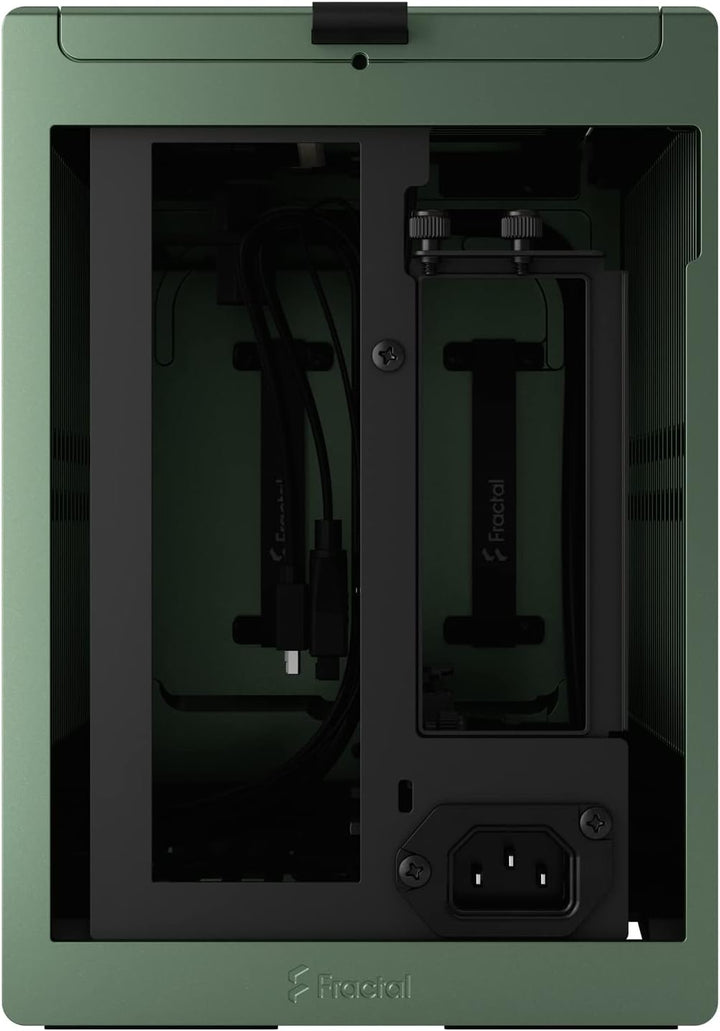 Fractal Design Terra Jade - Wood Walnut Front Panel - Small Form Factor - mITX Gaming case – PCIe 4.