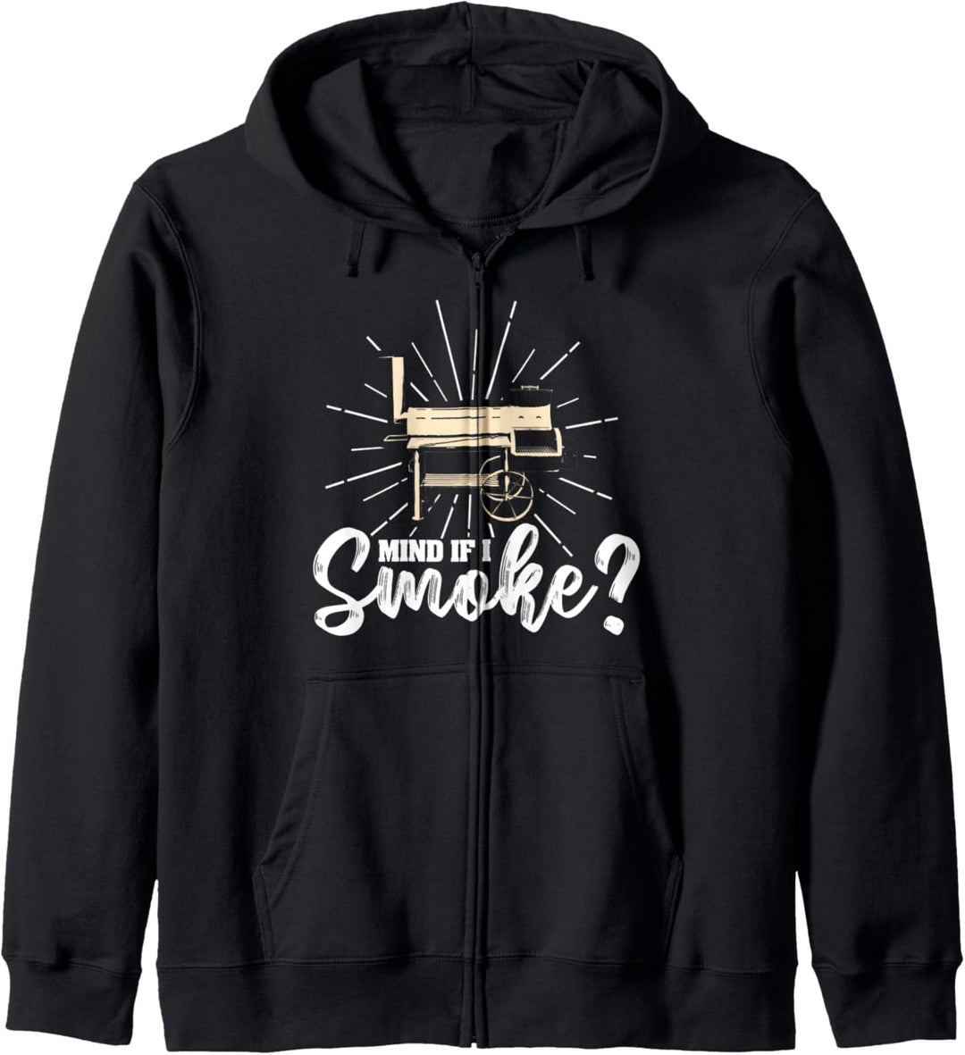 Mind If I Smoke | Funny Meat Smoking BBQ Chef Kapuzenjacke