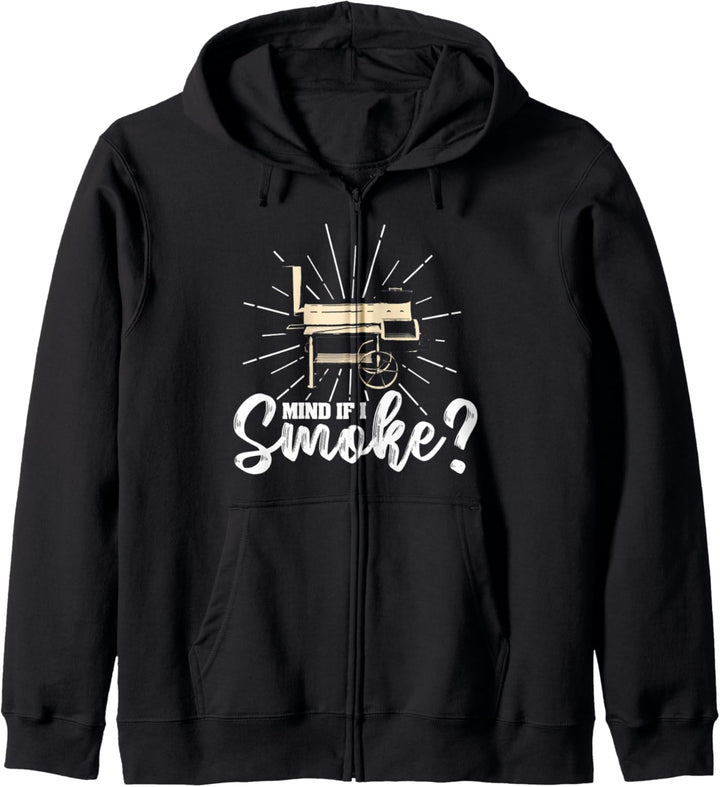 Mind If I Smoke | Funny Meat Smoking BBQ Chef Kapuzenjacke