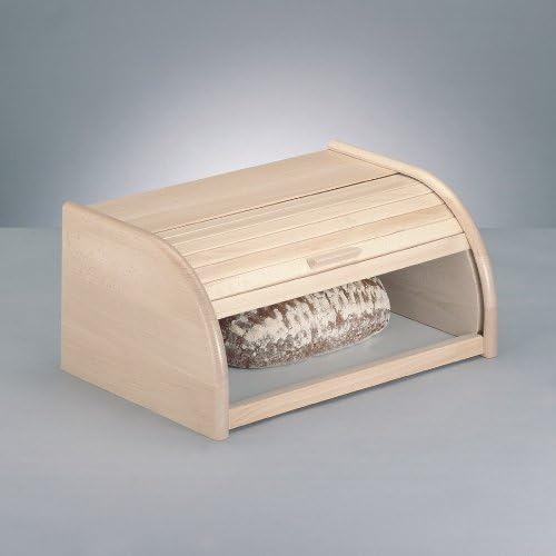 Zeller 20463 Rollbrotkasten, Buche, ca. 40 x 28 x 18 cm, 40 x 28 x 18