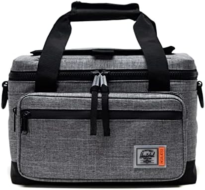 Herschel Pop Quiz Cooler 12 Pack Insulated Tasche Raven Crosshatch 12l, Raven Crosshatch 12l
