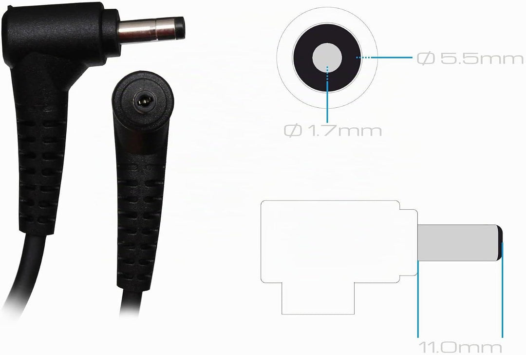 Lenovo V320-17IKB (81AH) Original Netzteil 45 Watt EU Wallplug abgerundete Bauform