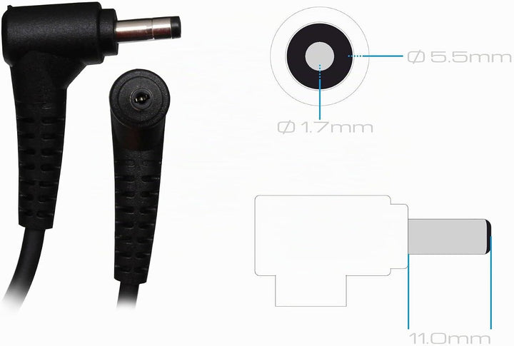 Lenovo V320-17IKB (81AH) Original Netzteil 45 Watt EU Wallplug abgerundete Bauform