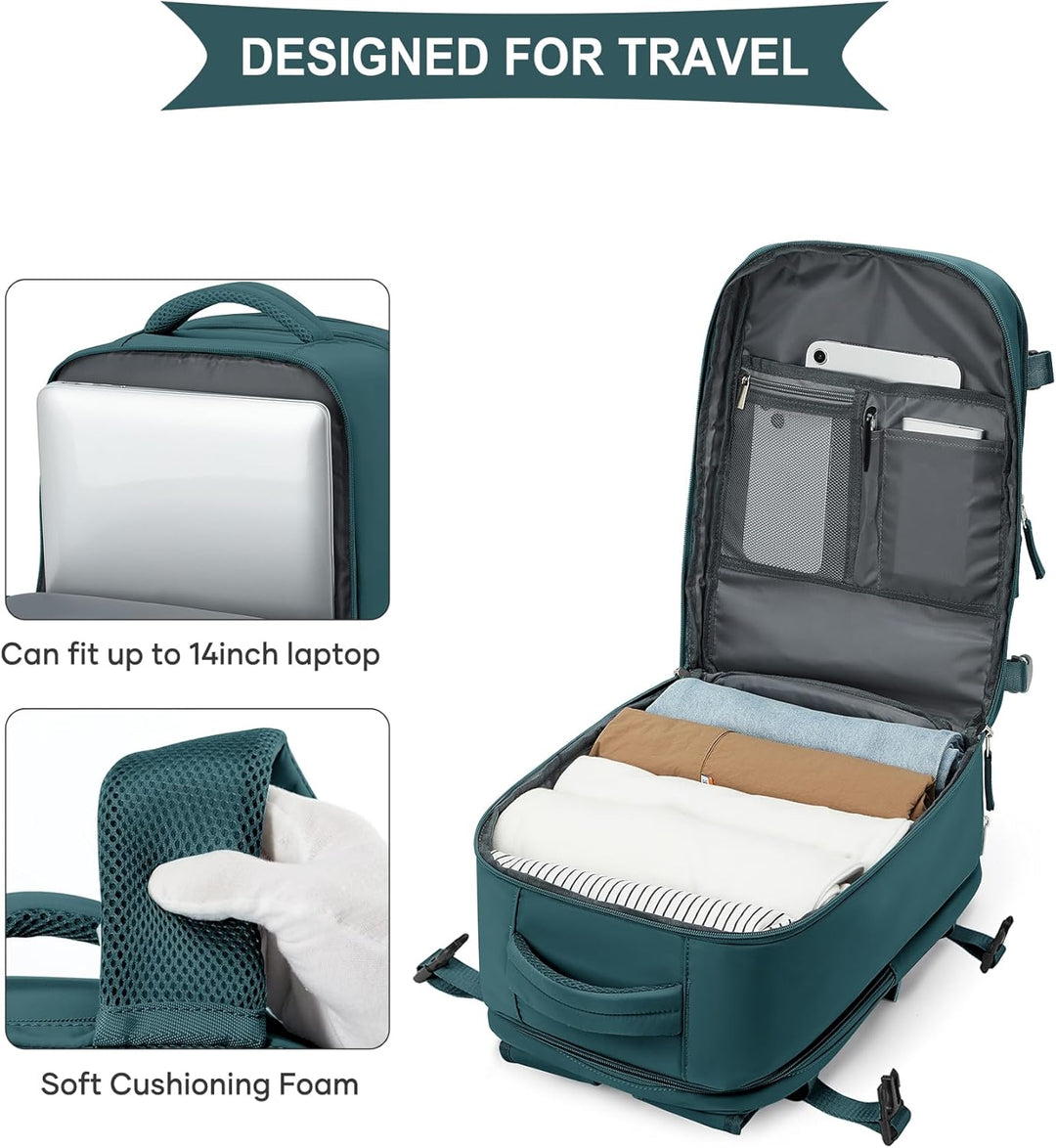 SZLX Grosser Reiserucksack Damen,Ryanair Handgepäck 40x20x25 Rucksack Easyjet Cabin Bag Rucksack Was
