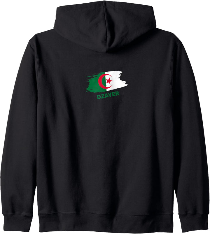 Flagge Algerien Kapuzenjacke