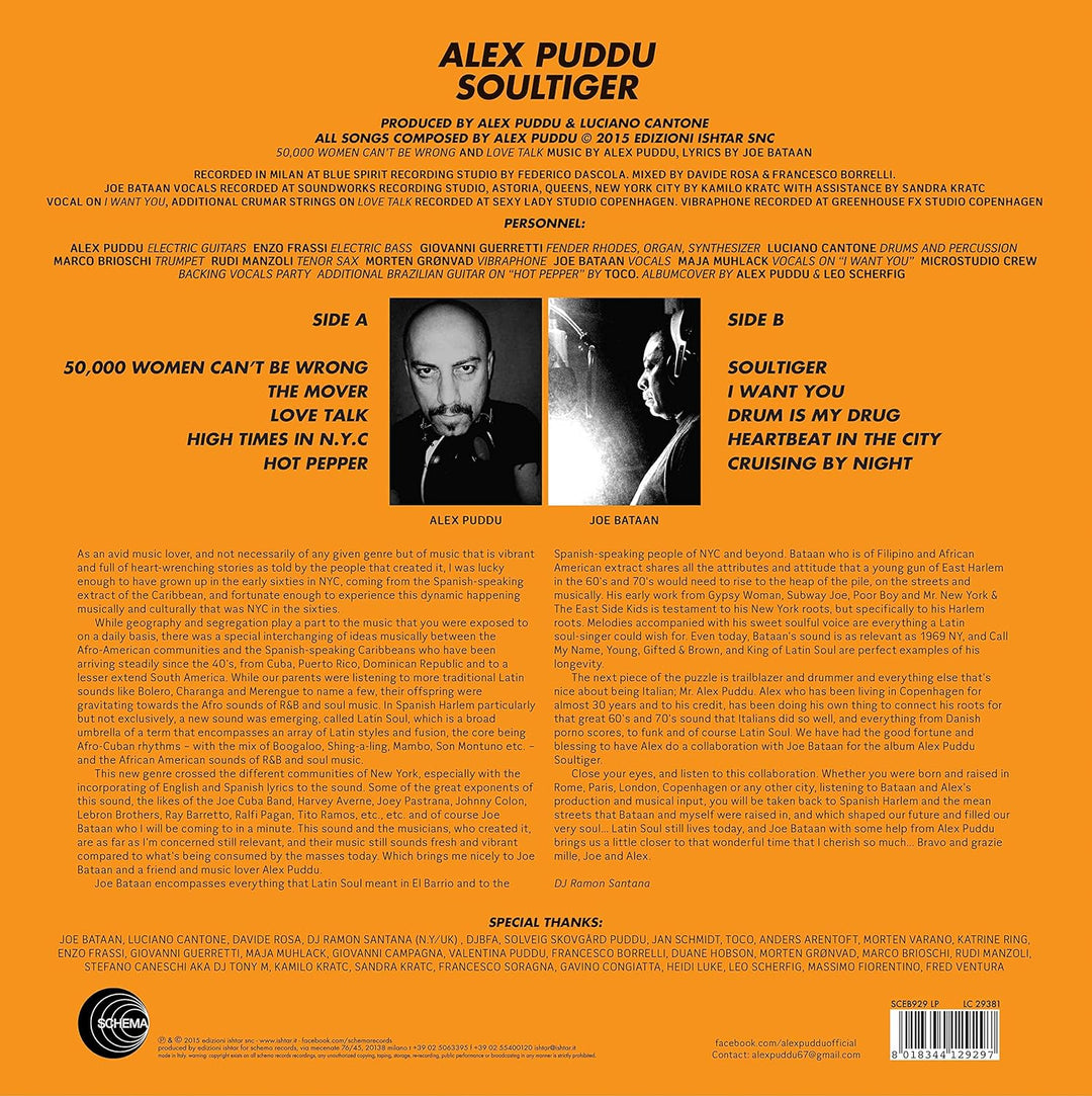 Alex Puddu Soultiger, Vinyl