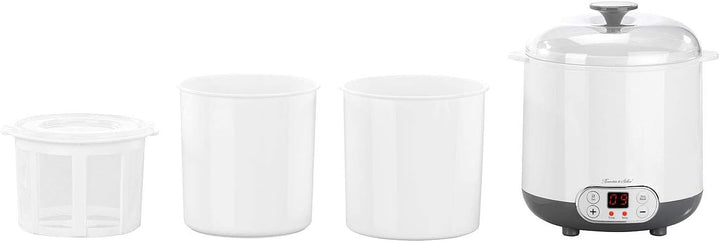 Rosenstein & Söhne Joghurtbereiter: Joghurt-Maker für griechischen Joghurt, Naturjoghurt u.v.m, 1,5