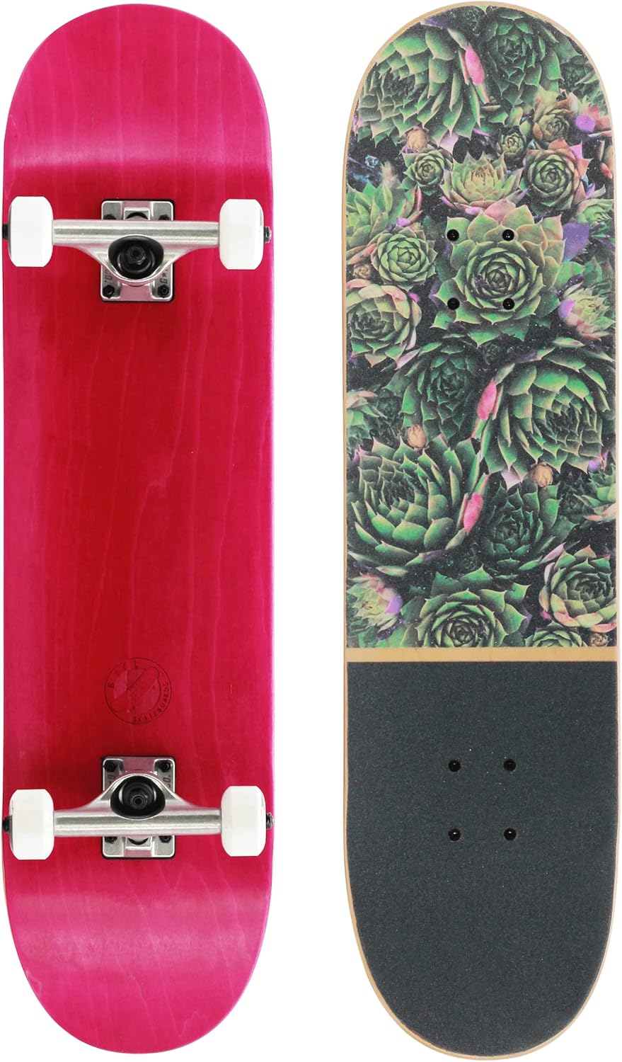 BTFL Komplettboard, Skateboard Deck 8.125" mit ABEC 9 Kugellager für Anfänger und Fortgeschrittene,