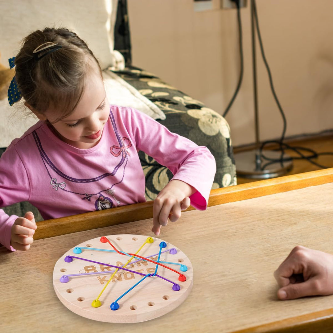 Brainy Knots Logikspiel–Geduldspiele & Rope-Challenge-Spiel für Kinder, Seiltricks und Familien-Bret