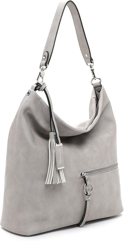 Tamaris Beutel TAS Nele 32802 Damen Handtaschen Uni Einheitsgrösse Lightgrey 810, Einheitsgrösse Lig