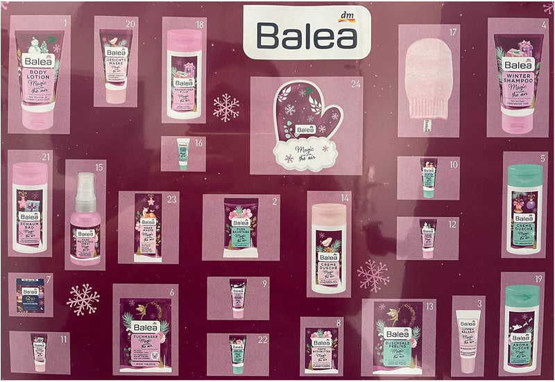 Balea - Adventskalender 2021 - Advent Calendar - Beauty - Kosmetik - MakeUp -