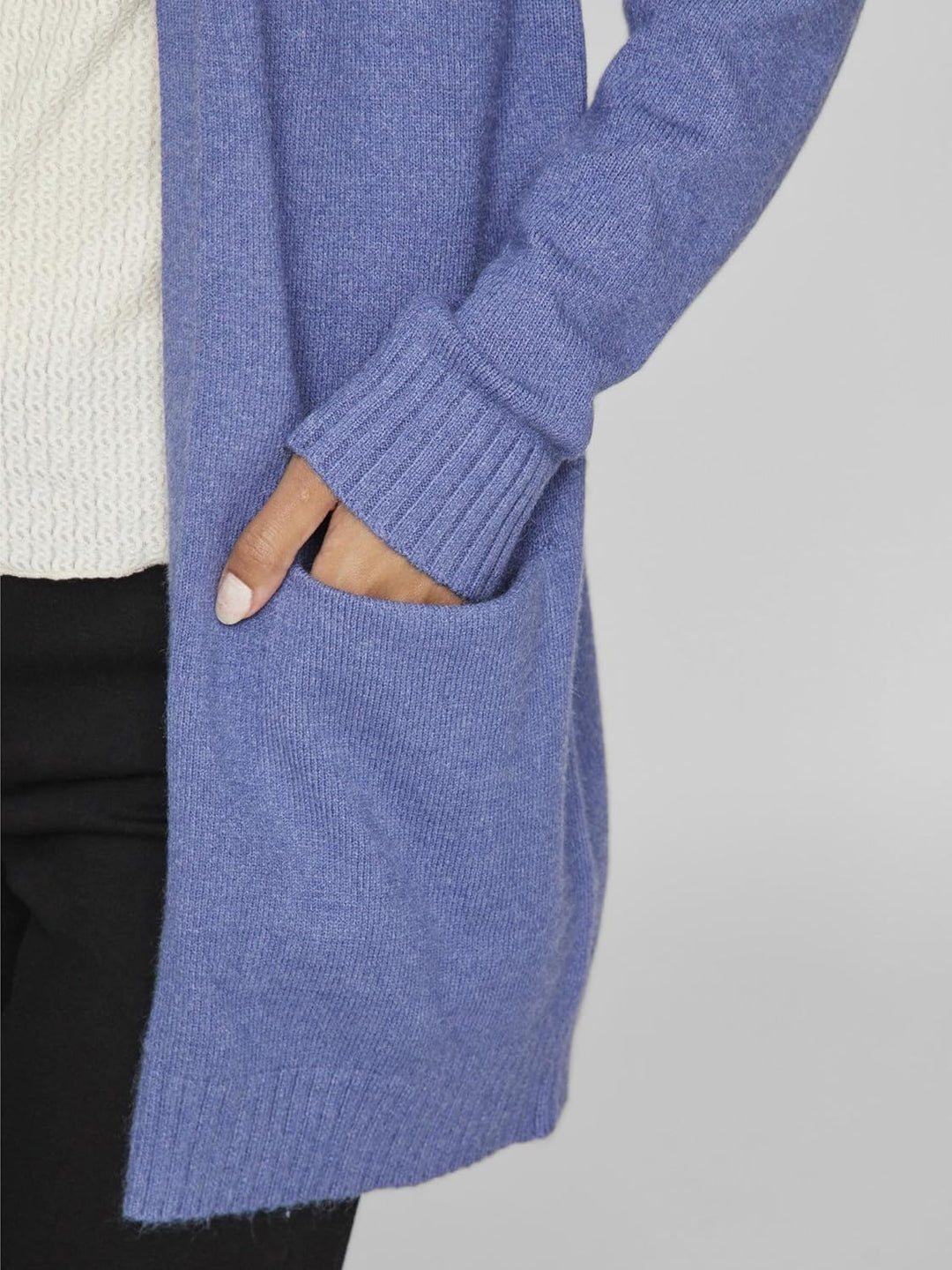Vila Female Strickjacke Basic XS Bijou Blue 1, XS Bijou Blue 1