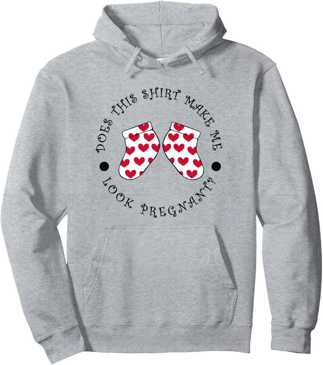 Schwangere werdende Eltern sehen schwanger aus Pullover Hoodie