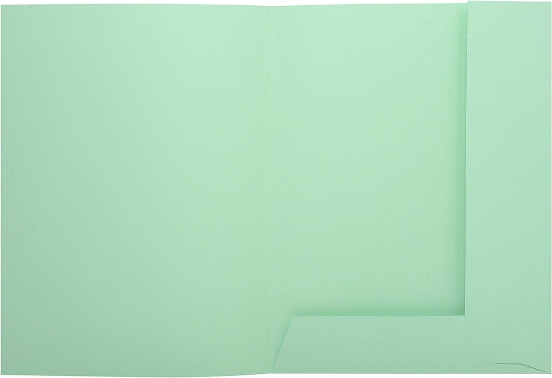 Exacompta 335000E Packung mit 50 Aktenmappen Super, 2 Klappen, Karton 210g/qm, praktisch und robust,