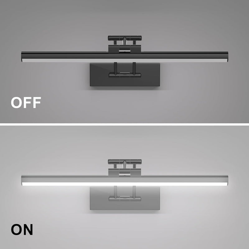 Klighten LED Spiegellampe Bad 70cm, Drehung Spiegellampen Spiegel für bad IP44, Spiegelleuchte Badez