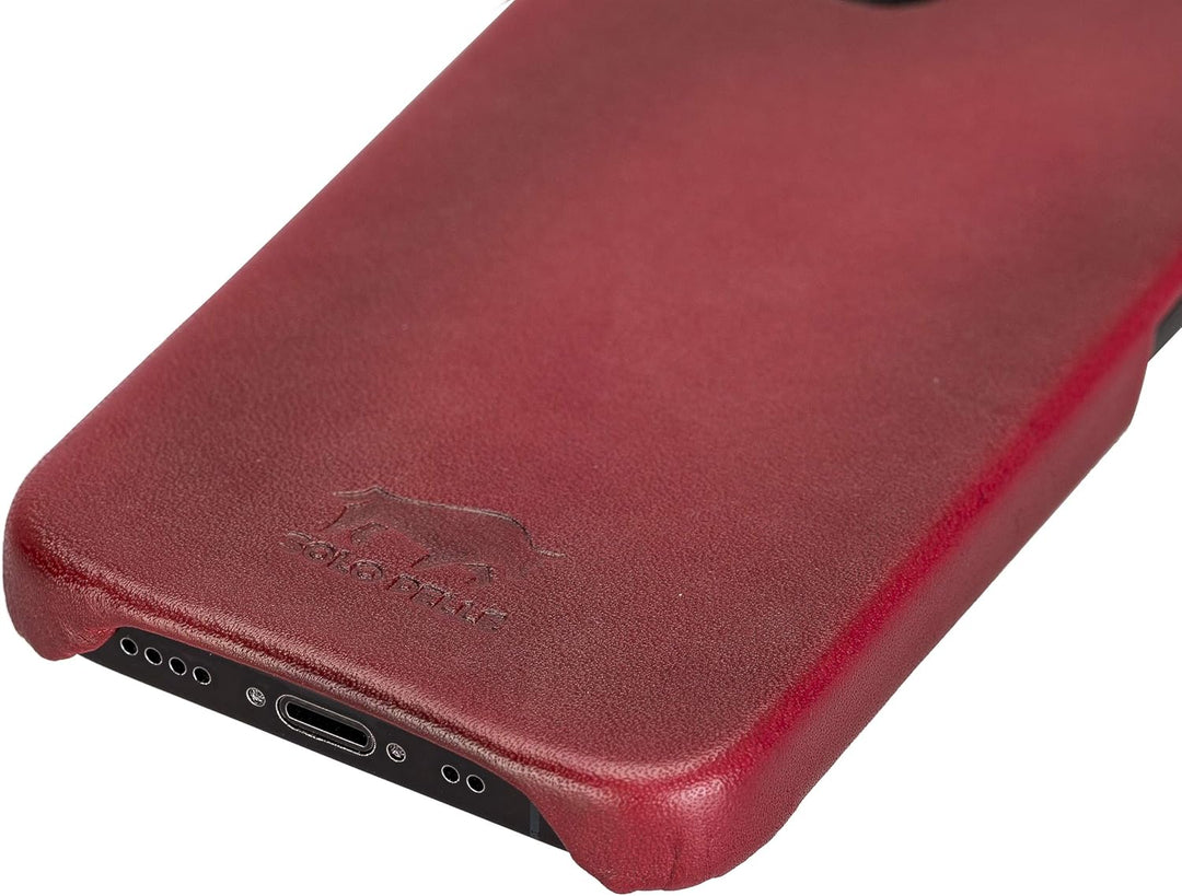 Solo Pelle Lederhülle für das Apple iPhone 12 Mini in 5.4 Zoll Princeton Case Leder Hülle Ledertasch